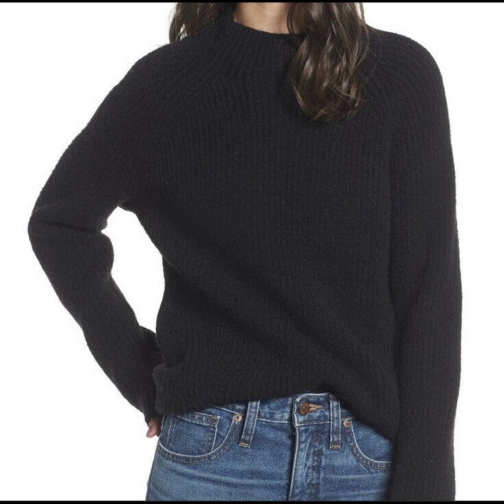 Madewell Northfield Mockneck Ribbed Sweater